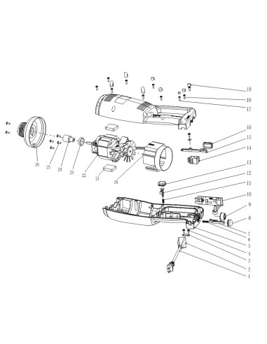 Bouchons de bras de broyeur  MIB500LF MIB500LV BT300 BT450 V1