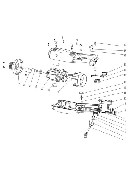 Bouchons de bras de broyeur  MIB500LF MIB500LV BT300 BT450 V1
