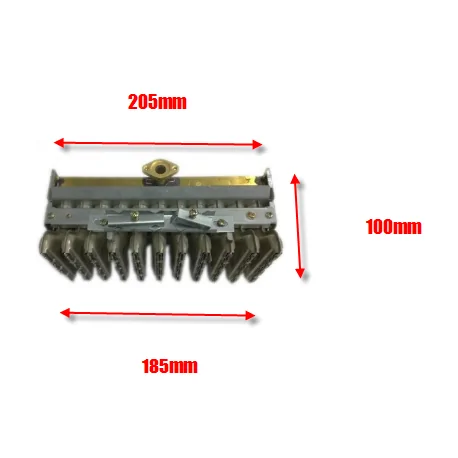 Brûleur atmosphérique 11 rangs Friteuse GF 4KW...