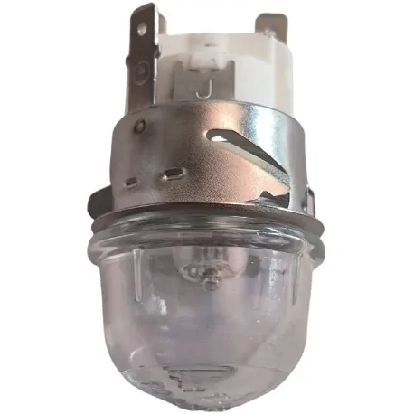 Oven lamp mounting ø 35,5mm 230V 25W socket G9 temp.-resist. 300°C connection F6.3 ECO1-1 ECO1C-008-K