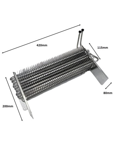 Évaporateur armario réfrigéré SC-380 SC-390 aluminium séparation lame 8mm