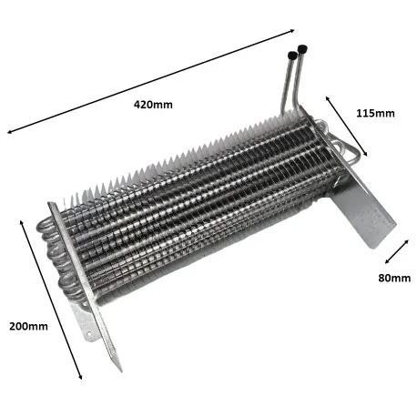 Refrigerated cabinet evaporator SC-380 Aluminum Slat separation 8mm