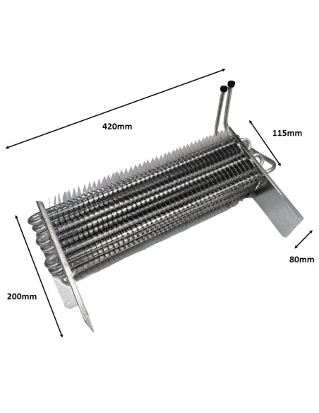Évaporateur armario réfrigéré SC-380 SC-390 aluminium séparation lame 8mm