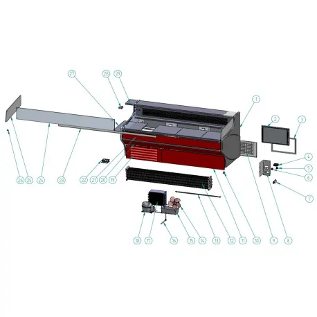 Cartridge heater 500W 230V ø 12mm L 240mm 3/8"...