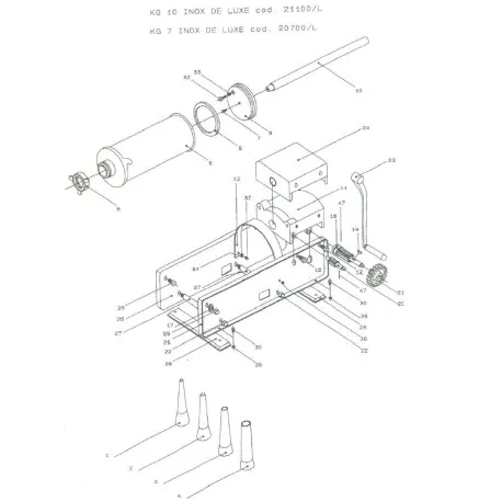 Piston Poussoirs modèle Mainca TP-10