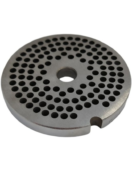 Plaque hachoir 12 forets 3,5mm sans pivot 1 encoche Enterprise System Inox auto-affûtage