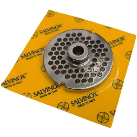 8 Hole 4.5mm Grinder Plate with Pivot 2 Notches Stainless Steel Enterprise