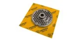 Placa Picadora de carne  8 Taladro 4,5mm con pivote 2 Muescas  Inoxidable Enterprise