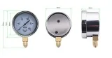 Manómetro indicador de presión de gas rango 0-60mbr rosca 1/4H