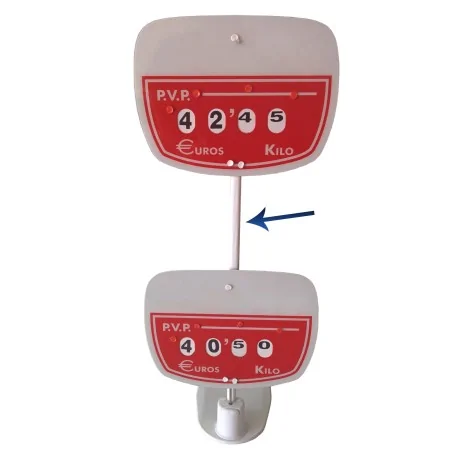 Varilla para portaprecios