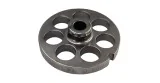 Meat Grinder Plate 8 Hole 14mm with pivot 1 notch Stainless Steel Enterprise Salvador Salvinox Italy