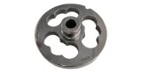 Meat grinder plate 22 drill 3 eyes with pivot 1 notch Stainless Steel Enterprise Salvinox Salvador Italy