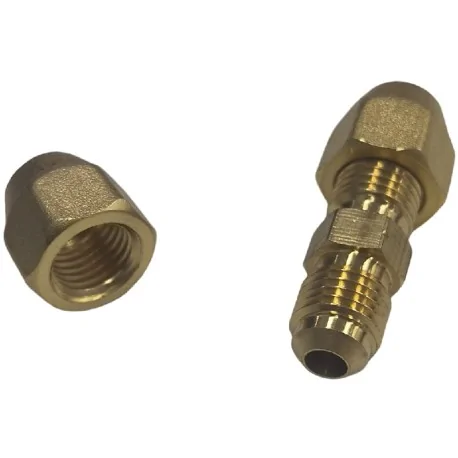 Raccord fileté pour tuyau évasé Ø6mm UNF...