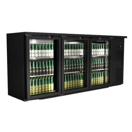 Refrigerated bottle display rack EF5-222GD