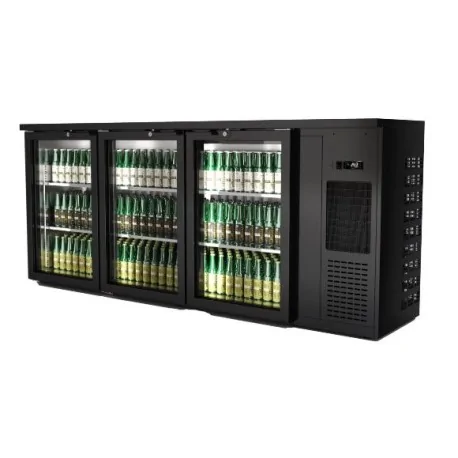 Refrigerated bottle display rack EF5-222GD