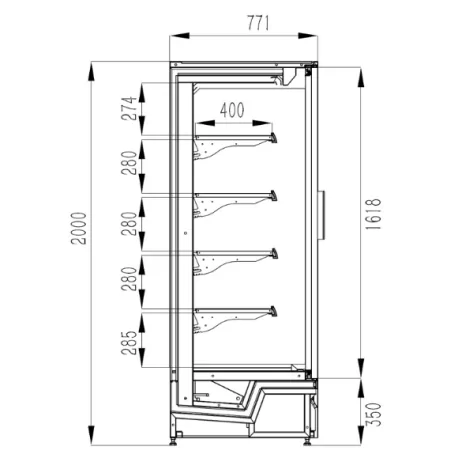 Vitrina mural con grupo incorporado...