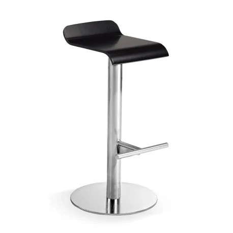 Stool or high chair steel or laminated wood seat