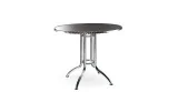 Table ronde en acier de 70 cm peint