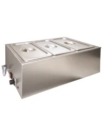 Bain-marie with three buckets