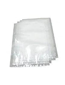 Lisses sacs sous vide transparents 150 microns