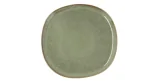 Dinner plate IKONIC GREEN  20.2x19.7cm (pack of 6 units)