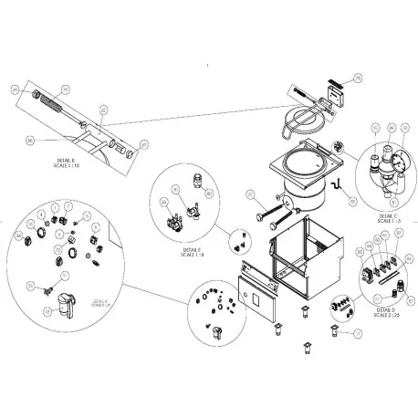 Pot Lid Spring Ozti 6205.00022.01 L215mm L180mm...