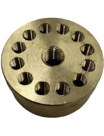 Flange with drill for...