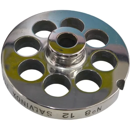 Meat grinder plate 8 drill 12mm with pivot 1...