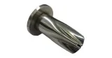 Churros ring nozzle interior Ø20mm exterior Ø39mm H58mm stainless steel AISI-304