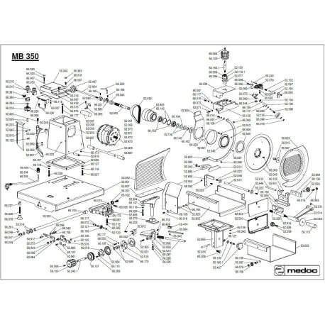 Soporte Leva cortadora Medoc MB 52515