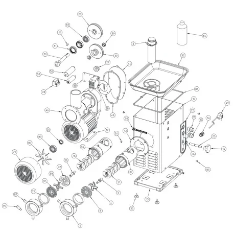 Ring supplement unger meat grinder Sammic PS-22...