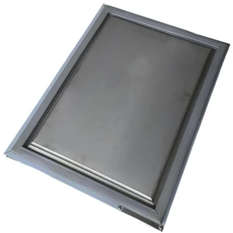 Porte pleine D15 Inox 555x610mm avec joint...