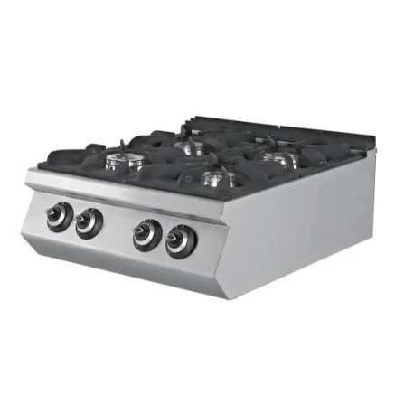 Cocina a gas 4 fuegos sobremesa