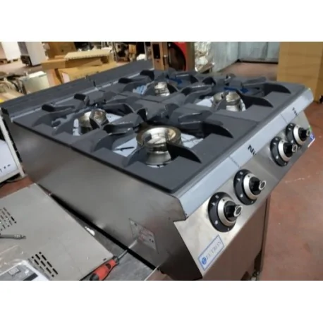 Cocina a gas 4 fuegos sobremesa