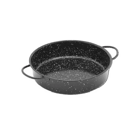 Fuente esmaltada con asas