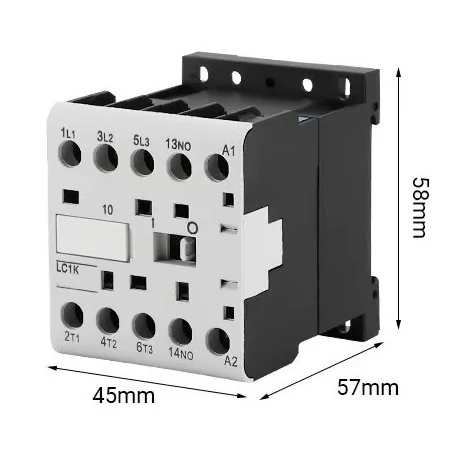 Minicontactor 16A bobina 380Vac contacto...