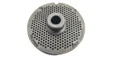 Meat grinder plate 12 drill 2 with pivot 1 notch stainless enterprise