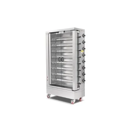 Asador de pollos vertical 8 espadas