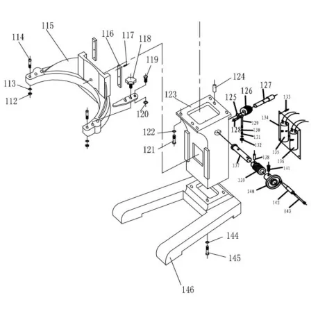 Support de levage pour mélangeur B20B B10A...