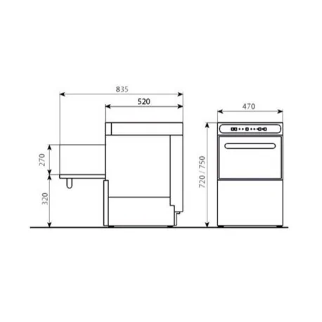 Dishwasher basket 40X40 GE-400