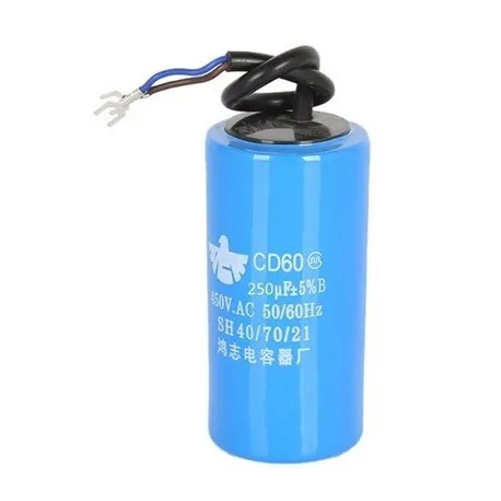 Condensador de arranque capacidad 250µF 450V...