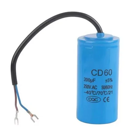 Condensador de arranque 200 µF 250V CD60