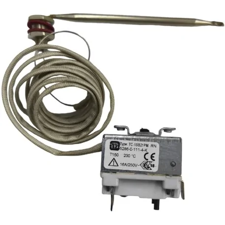 Safety thermostat with cut-out temperature of...