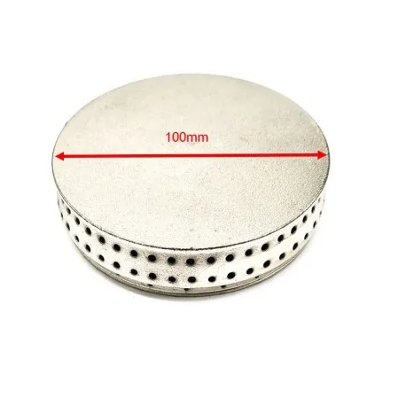 Chapeau de brûleur Niq Ø100mm H26mm 8KW DRN