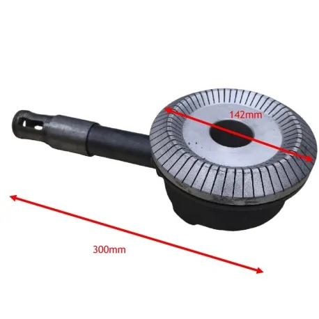 Brûleur de poêle complet 12KW L300mm Ø142mm...