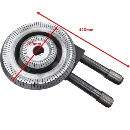 Brûleur complet  poêle 24KW H90mm L420mm Ø260mm...