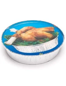 aluminum chicken container...