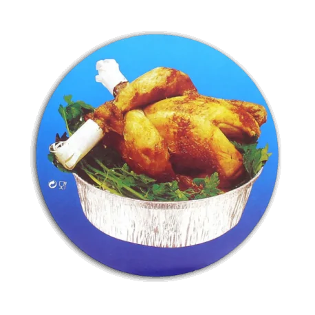 Tapa Retractilada Envase Pollo (Pack 125 uds)