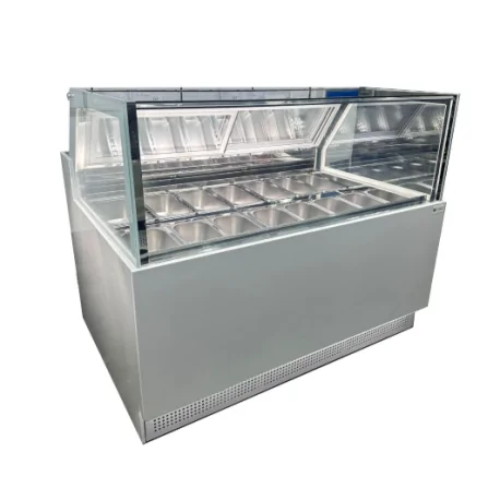 Ice cream display case ESK-QC120 10 tubs