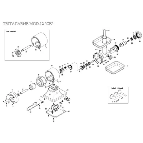 Plastic cover for Fama Mignon 12 22 F2002...